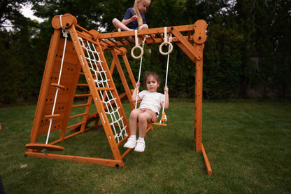 Chestnut | Outdoor & Indoor Foldable Jungle Gym