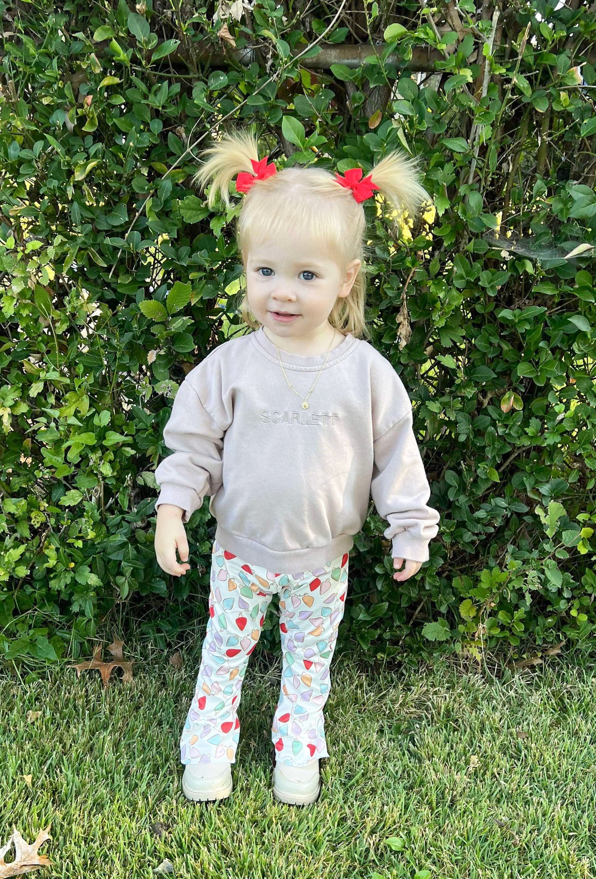 Christmas Lights Bell Bottoms