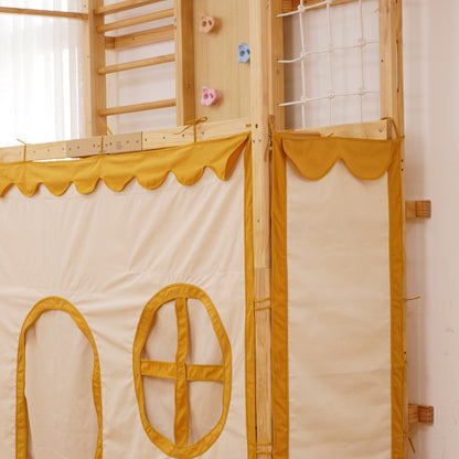 Walnut Play Tent Add-On (94.5” Standard Compatible)