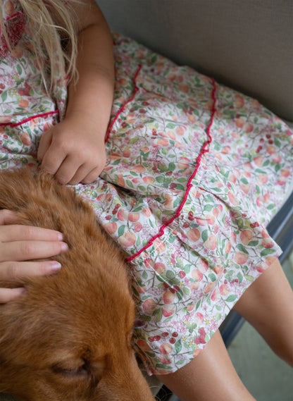The Mimi Dress - Peach Blossom Print
