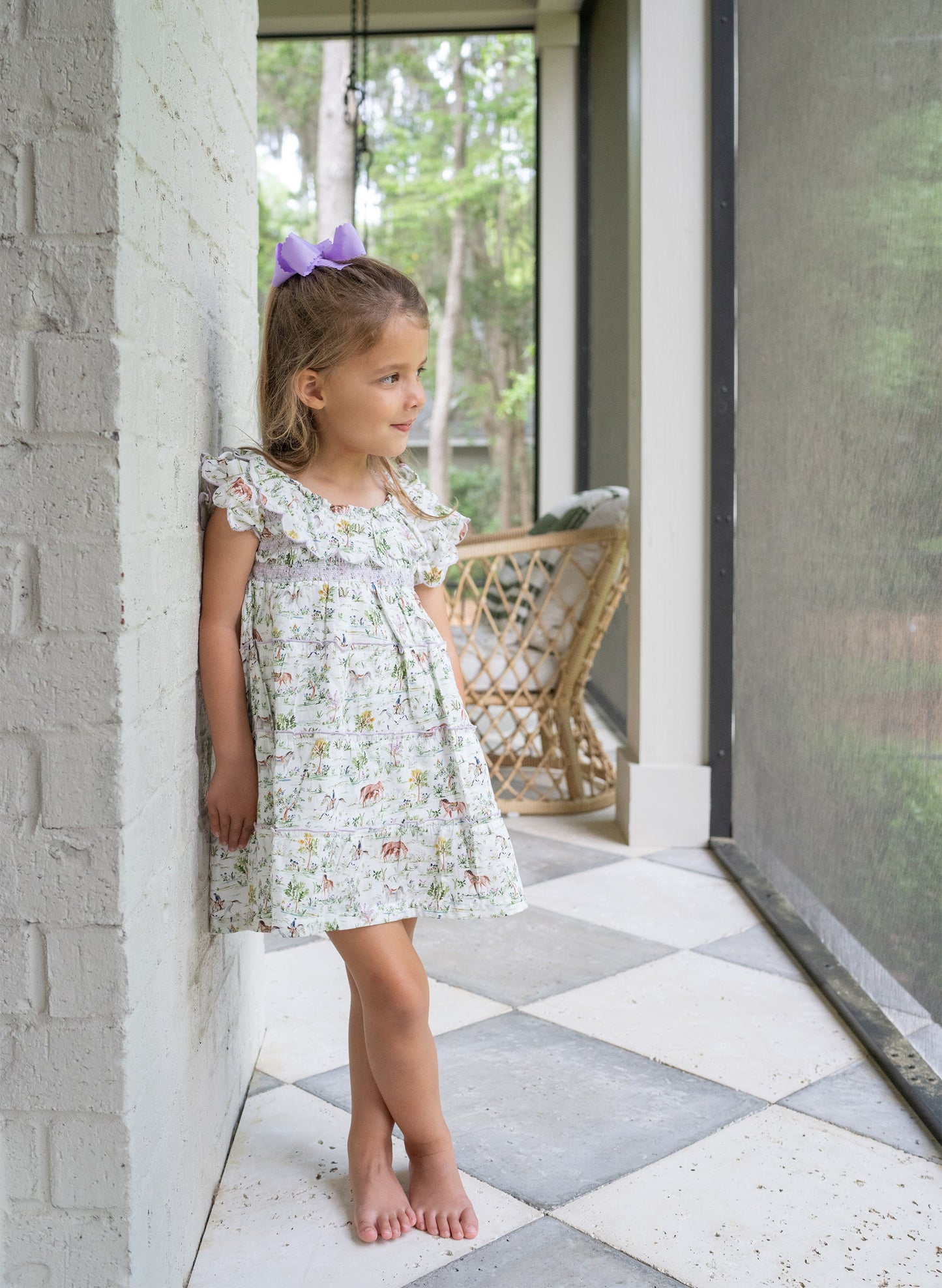 The Mimi Dress - Hunter Pace Print