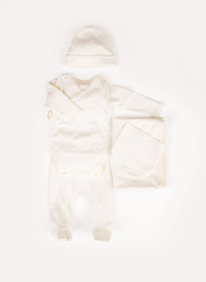 Welcome Baby Pointelle 5 Piece Set