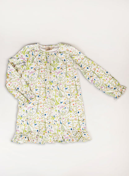 Sunday Morning Lounge Dress - Tropical Garden