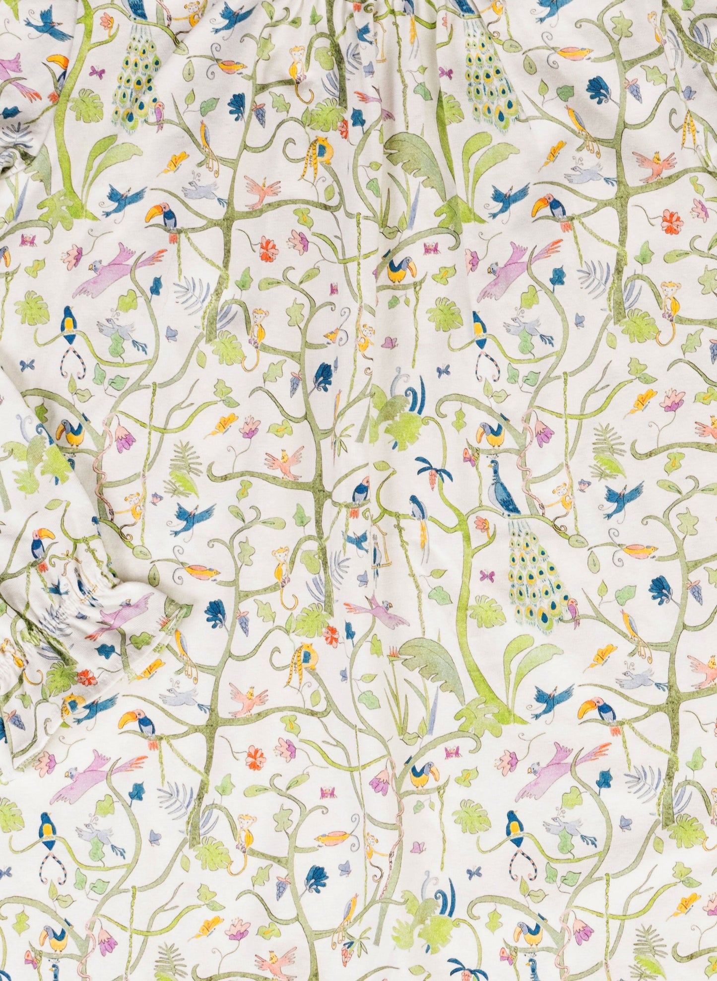 Sunday Morning Lounge Dress - Tropical Garden