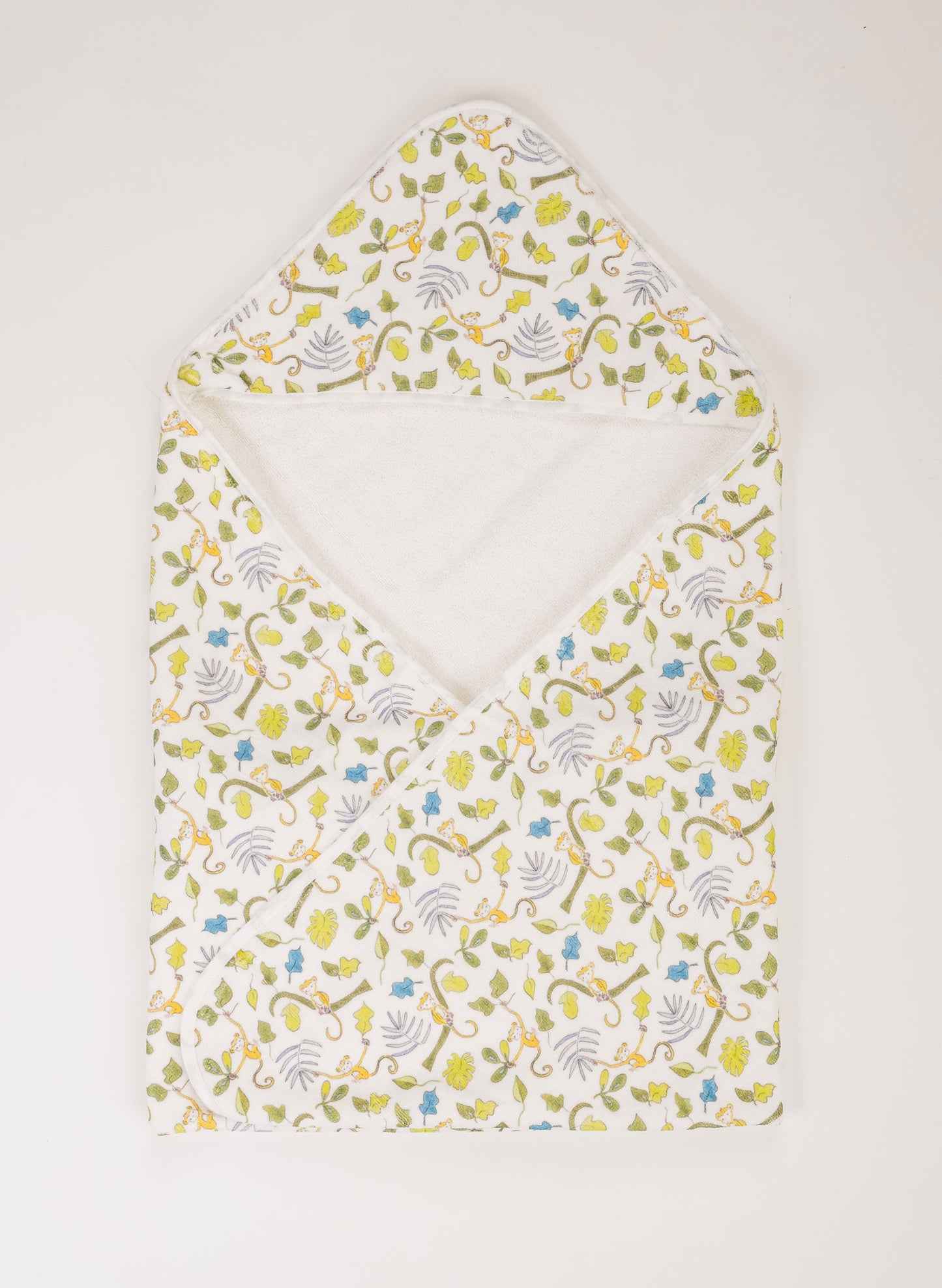 Happy Monkey Hooded Bath Towel