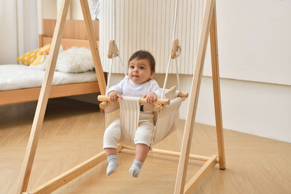 Spruce | Foldable Baby Swing - Gray