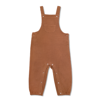 Waffle Overalls - Caramel