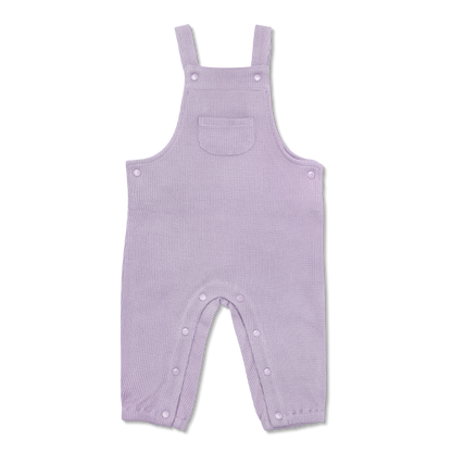Waffle Overalls - Lavender