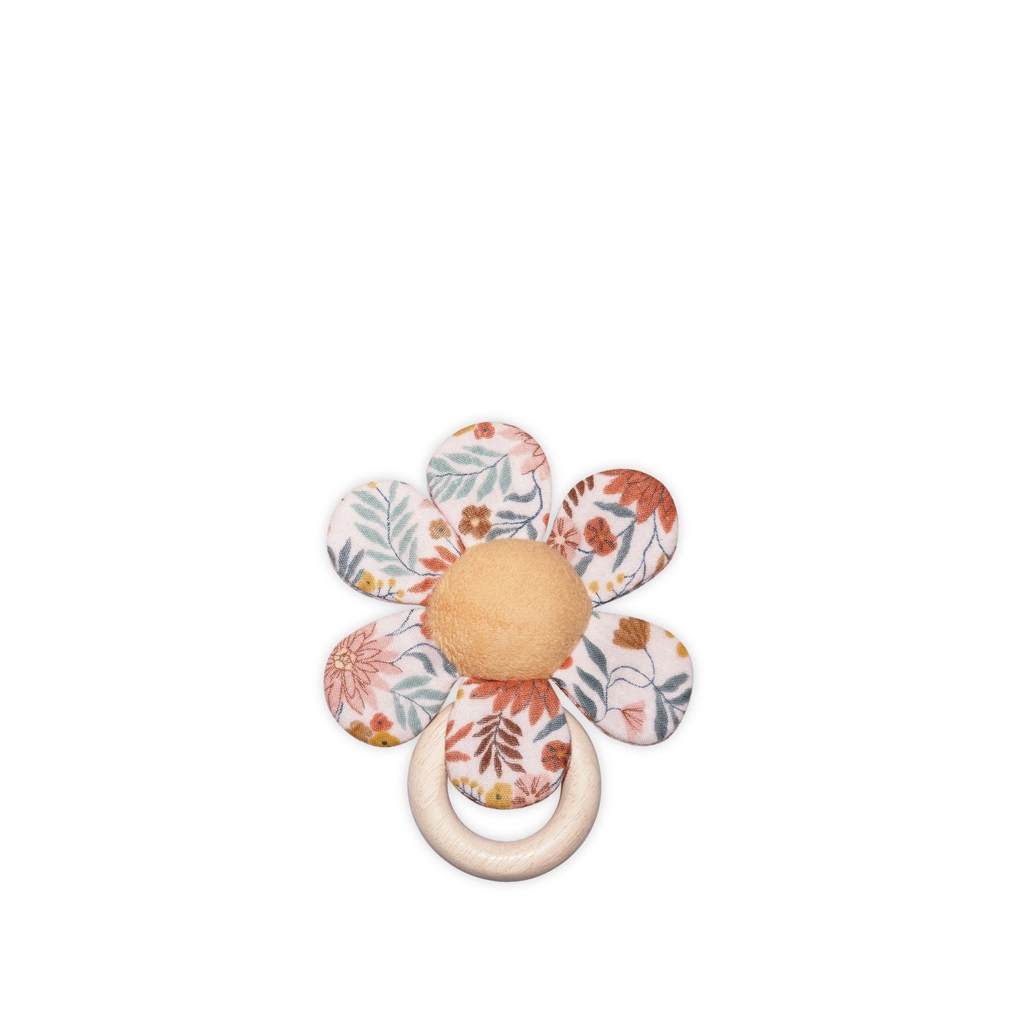 Flower Teething Ring - Zinnia Bloom