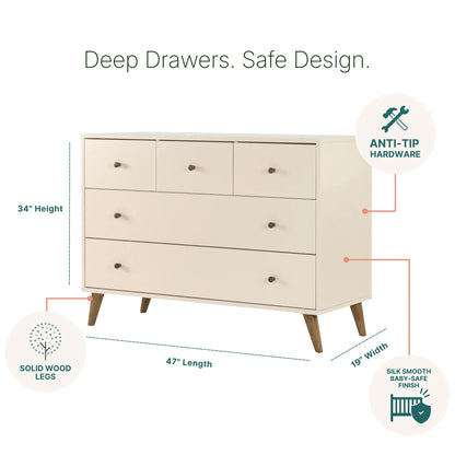 Austin 5-Drawer Nursery Dresser