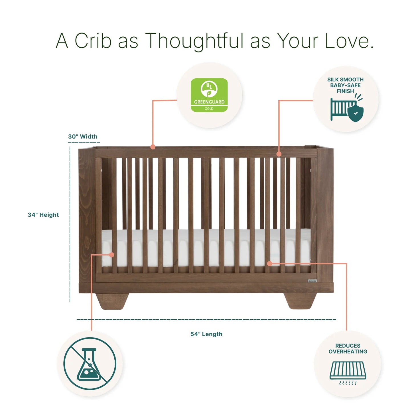 Spirit 8-in-1 Convertible Crib