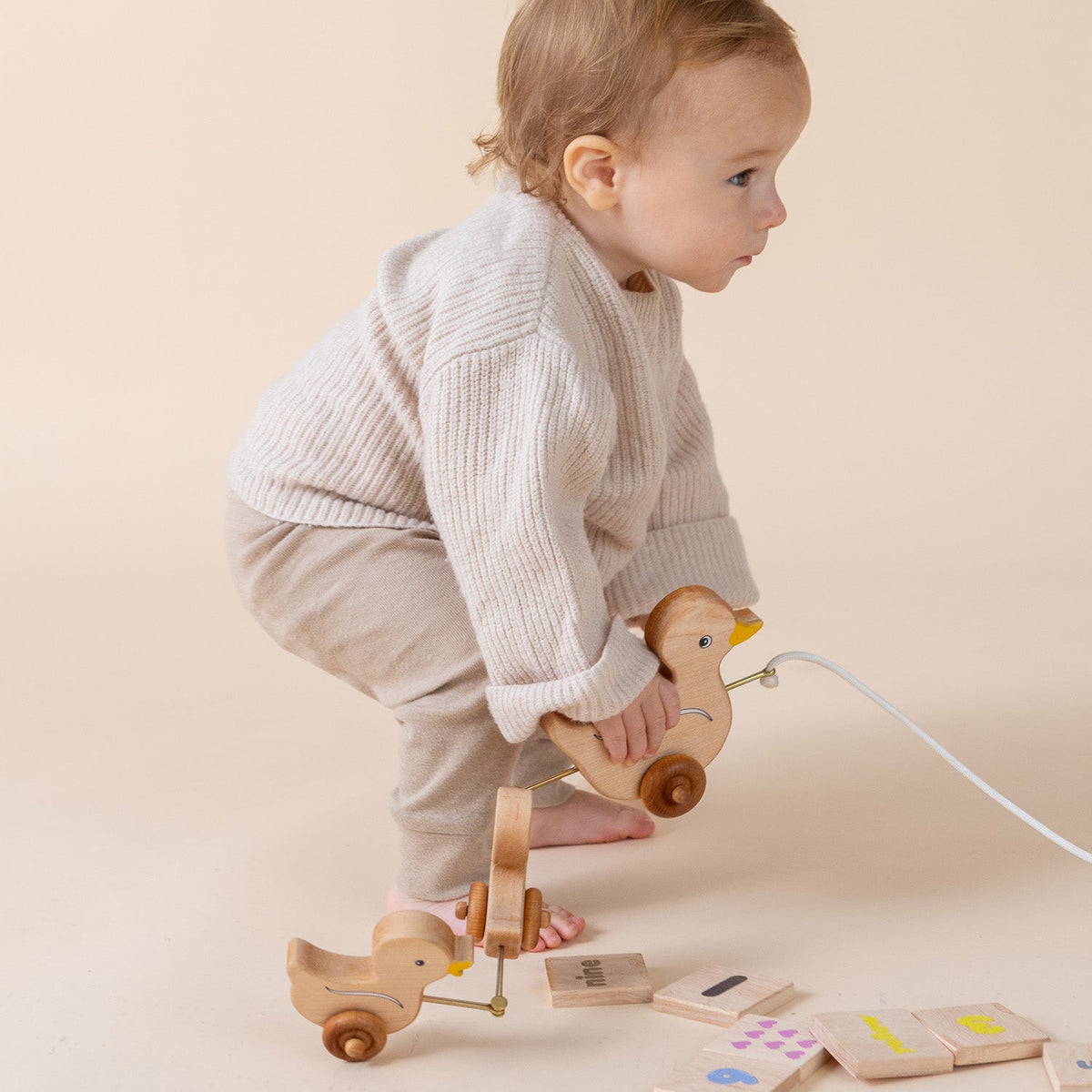 Pull Toy - The 3 Ducks | Maple Wood | Made in the USA 🇺🇸