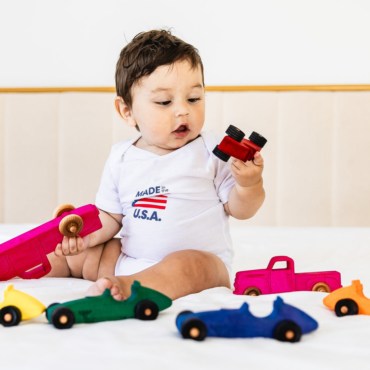 Dyed Maple Wooden Indy Car Set | Made in the USA 🇺🇸