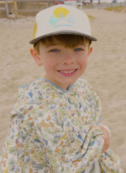 Foxy Forest Swim Poncho