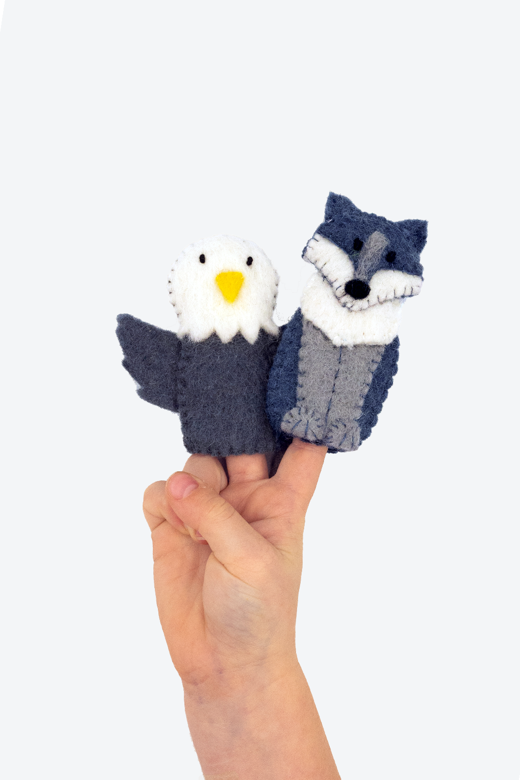 Eagle & Wolf Puppet Set