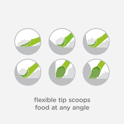 Baby Spoon Set: Feeding Spoon + Self-Feeding Training Spoon