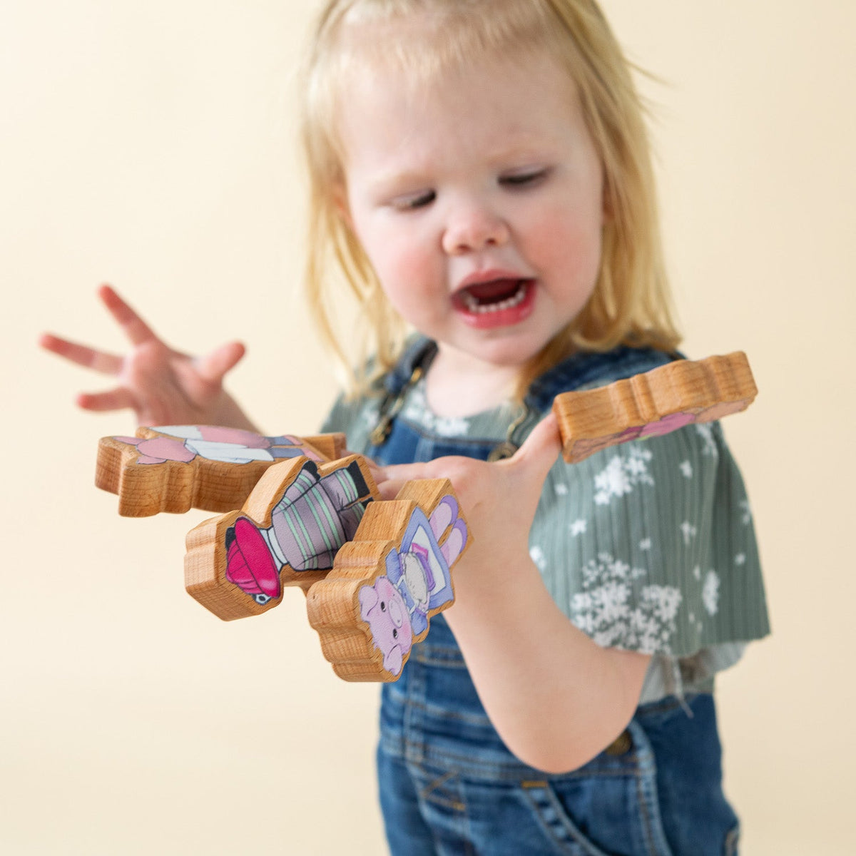 Finger Puppet Set | Solid Wood | Made in the USA 🇺🇸