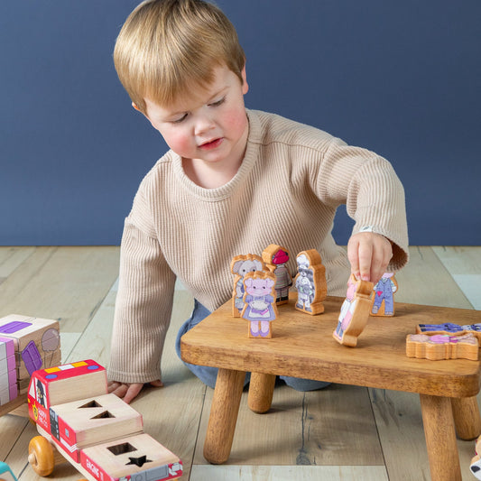 Finger Puppet Set | Solid Wood | Made in the USA 🇺🇸