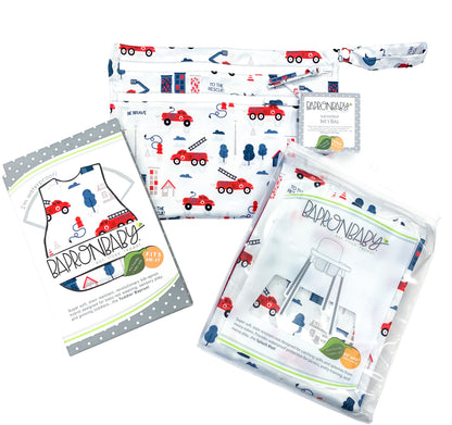 Be Brave - Firefighter - Waterproof Wet Bag (For mealtime, on-the-go, and more!)