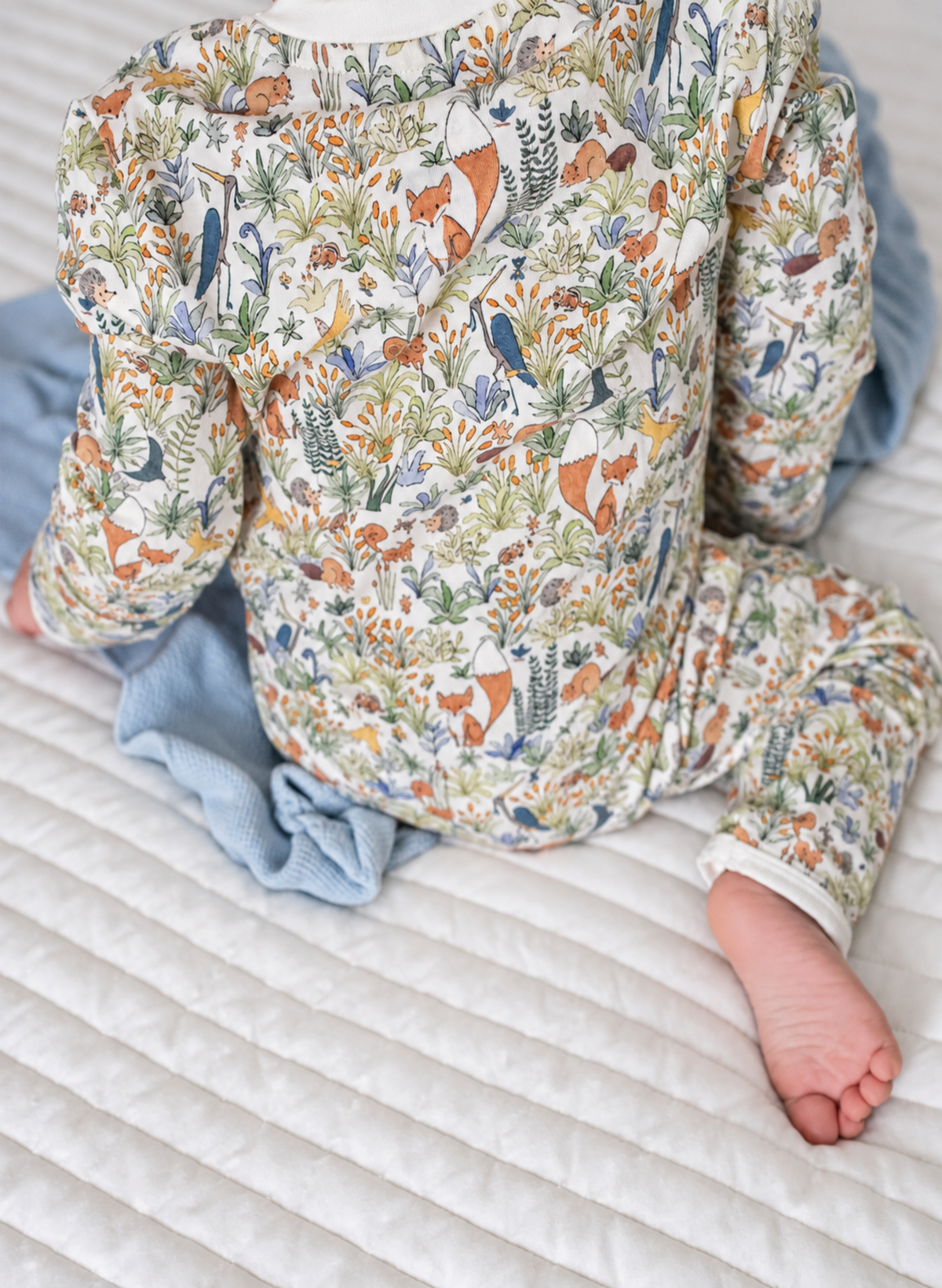 Baby Zippered One-Piece - Foxy Forest