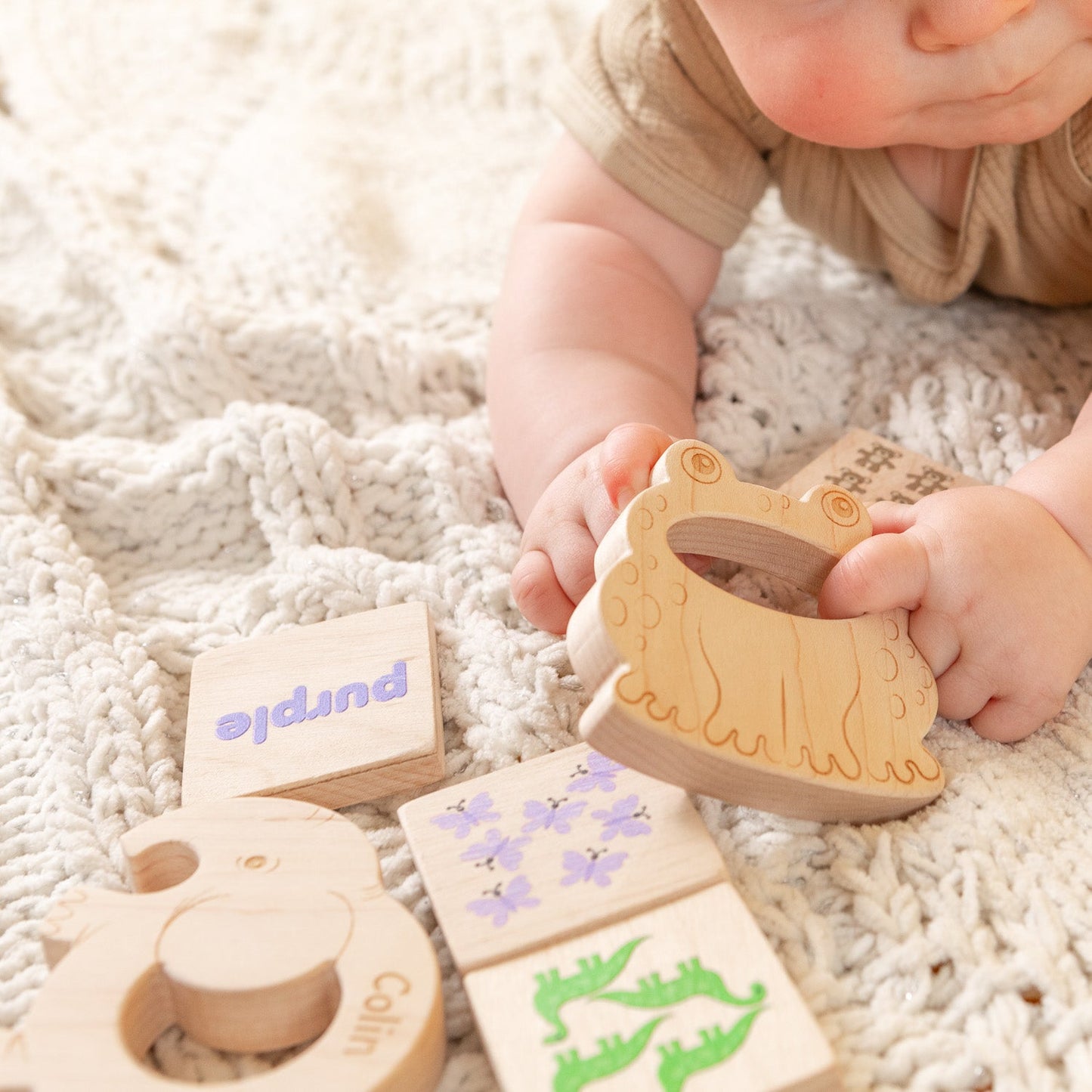 Soothing Elephant Teether with Organic Cotton Bag | Made in the USA 🇺🇸