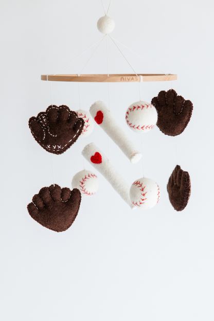Baseball Crib Mobile