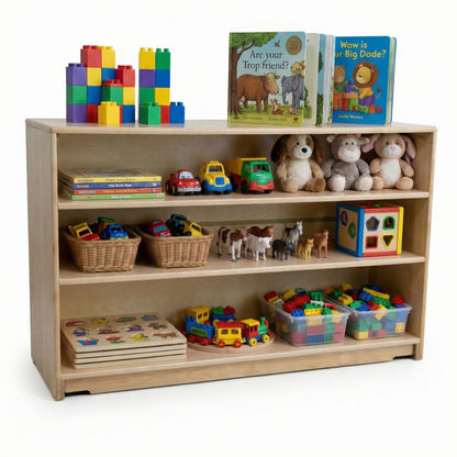 Montessori Classroom Shelf - 5' x 32" - Closed Back