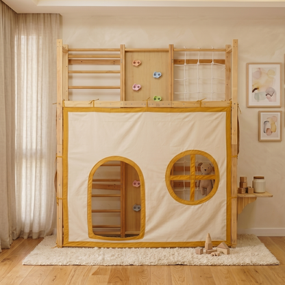 Walnut Play Tent Add-On (94.5” Standard Compatible)