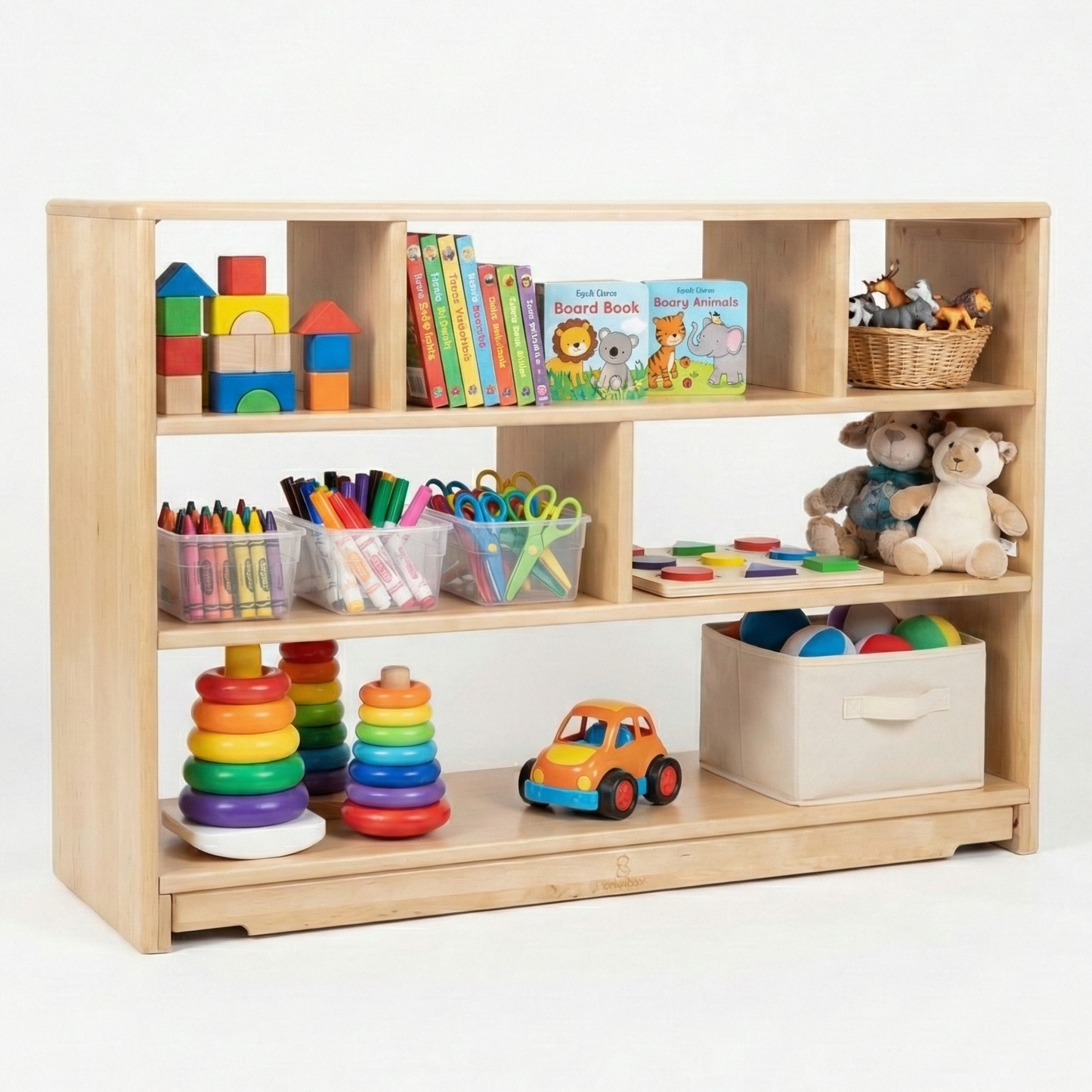Montessori Classroom Shelf - 4' x 32" - Open Back