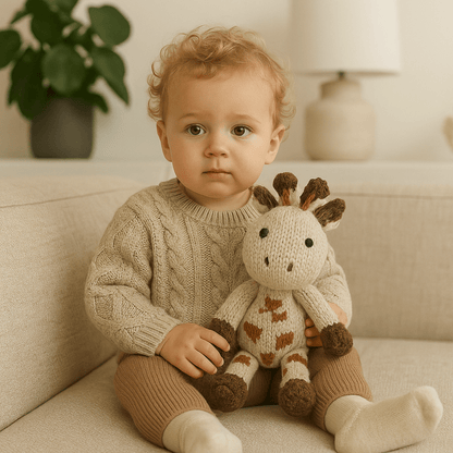 Wool Knit Buddy  | Gerald the Giraffe
