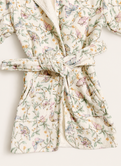 Organic Children’s Bathrobe – Botanical Whisper