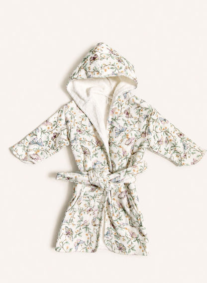 Organic Children’s Bathrobe – Botanical Whisper