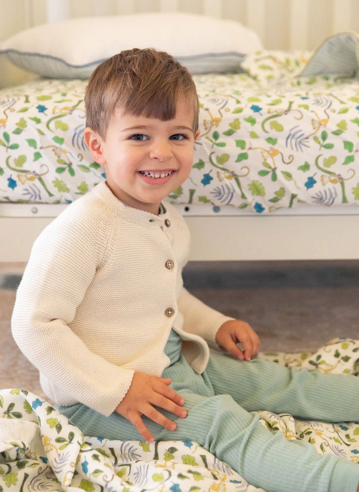 Baby Ivory Knit Cardigan