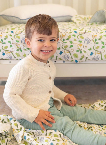 Baby Ivory Knit Cardigan