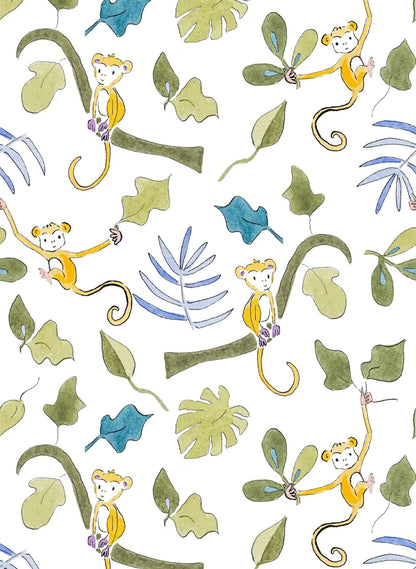 Shawl Blanket - Happy Monkey