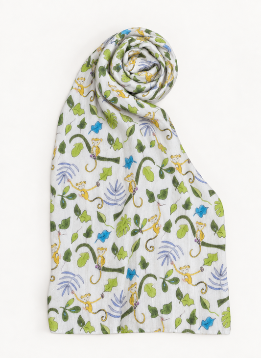 Shawl Blanket - Happy Monkey