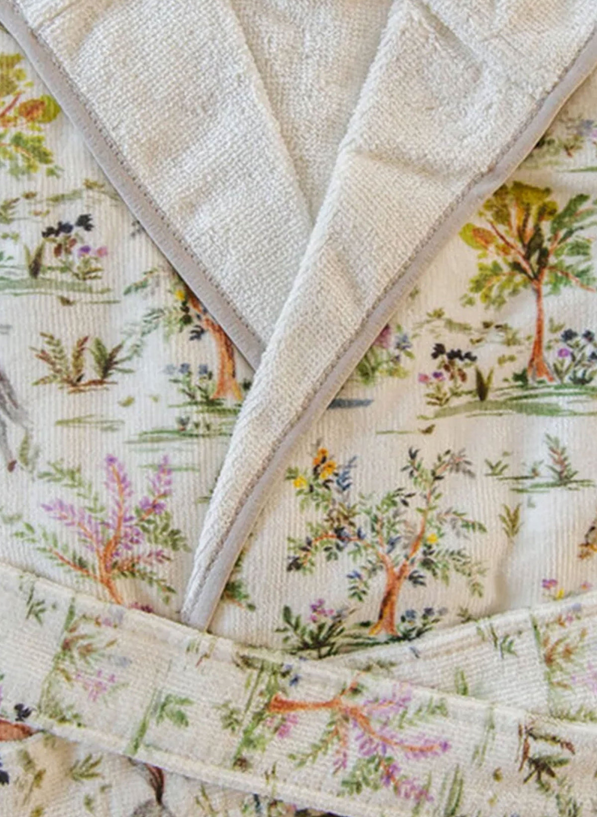 Children's Organic Cotton Printed Bathrobe