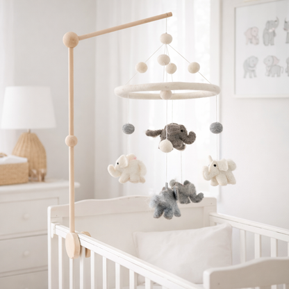 Mini Elephant Baby Mobile