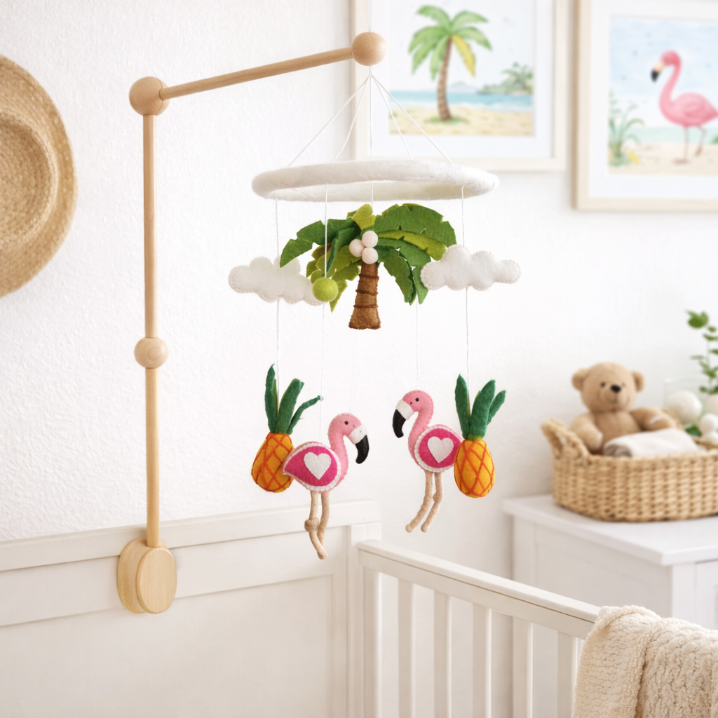 Felt Baby Mobile - Tropical Trio