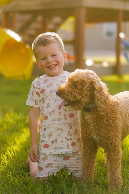 Beach Pawty 2pc Bamboo Pajamas
