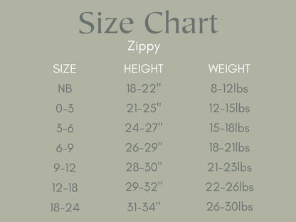 Polar Bear Zippy Romper *NB & 0-3m left