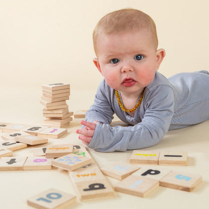 ABCs & 123s Magnetic Learning Tiles – Montessori-Inspired, Colors and Counting | Made in the Canada | Printed in the USA 🇺🇸