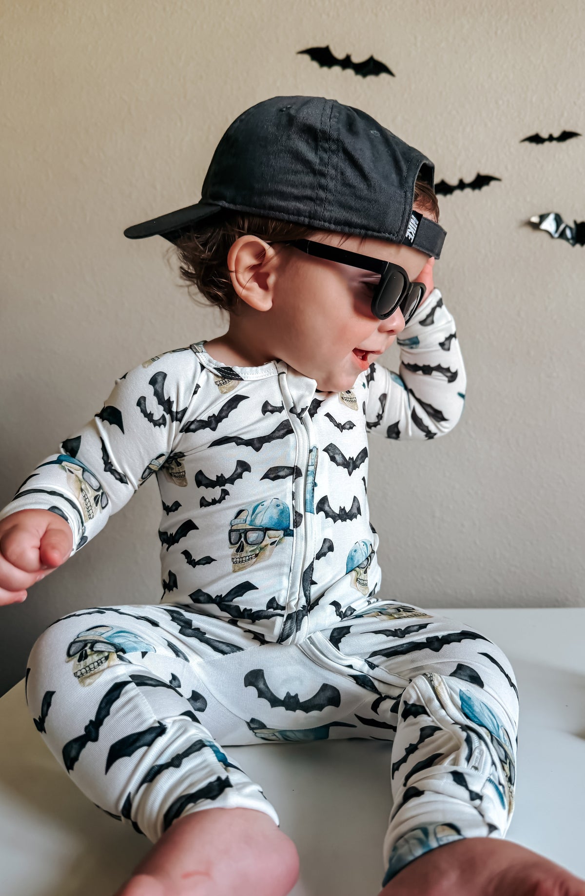 Spooky Bro Bamboo Zippy Pajamas