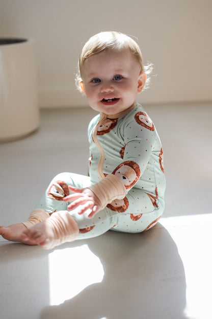 Little Lion Bamboo Zipper Romper