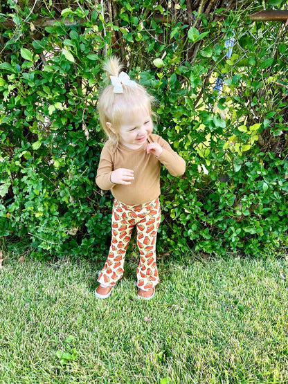 Thanksgiving Pumpkin Pie Bell Bottom Outfit