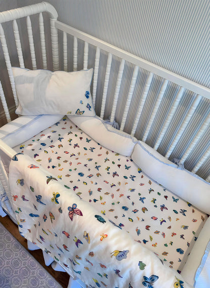 Madame Butterfly Crib Sheet