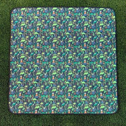 Dino Days Splash Mat - A Waterproof Catch-All for Highchair Spills and More! SALE