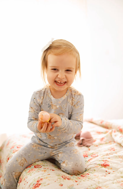 Bunny Blossoms 2pc Bamboo Pajamas