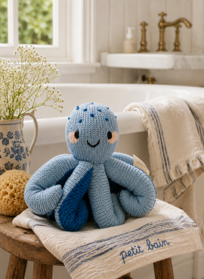 Indigo the Octopus - Tuckling Knit Doll