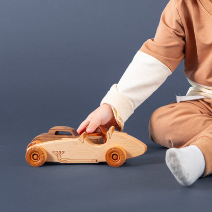 Indy Special Race Car 5.6" Long | Beech Wood | Made in the USA 🇺🇸